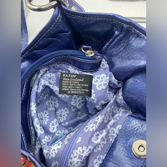Kathy Van Zeeland Purse Retro Style With Dust Bag - Picture 12 of 12